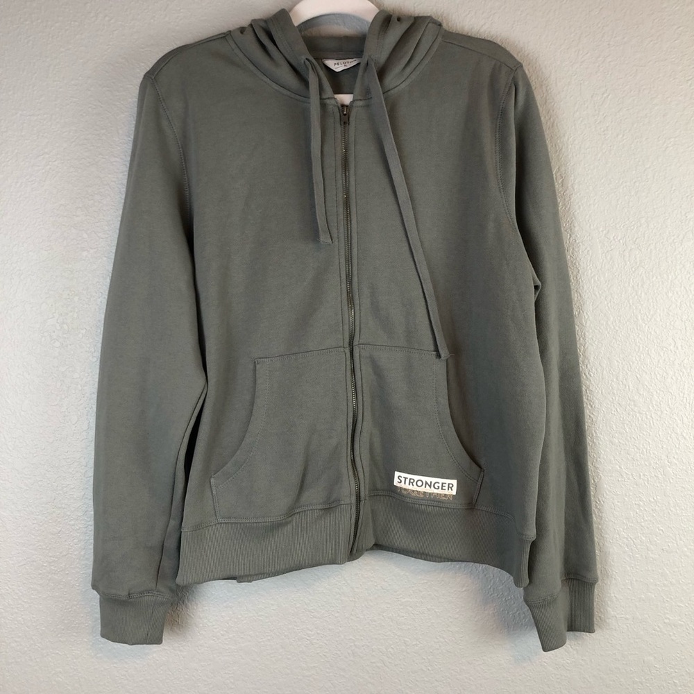New Peloton Ultimate Lightweight Relaxed Fit Hoodie XL Gray Grey Apparel Pockets